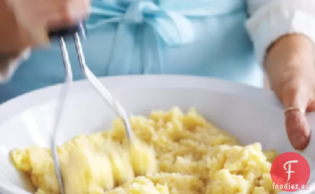 Puré de Patata, Chirivía y Aceite de Hierbas