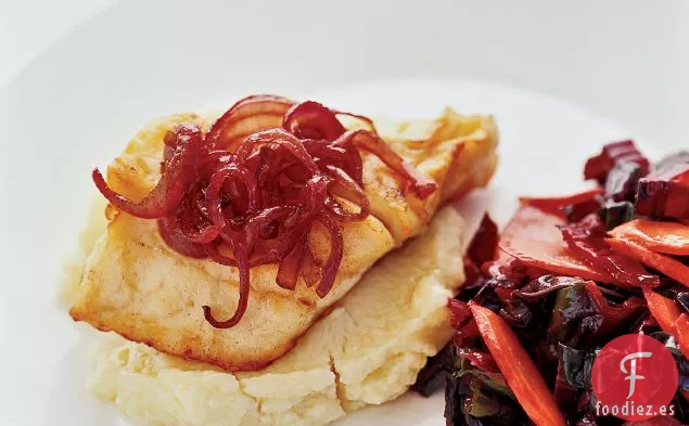 Pargo Frito con Puré de Chirivía Mantecoso