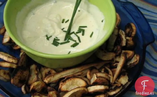 Frituras de Chirivía con Salsa de Yogur