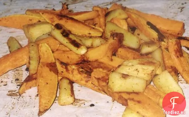 Chirivía y Batatas Asadas