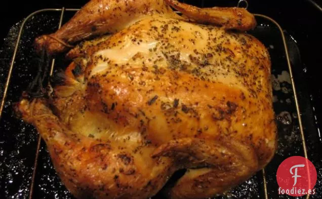 Pollo Asado Perfecto y Verduras de Raíz