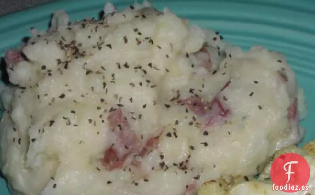 Puré de Papas con Ajo Rojo