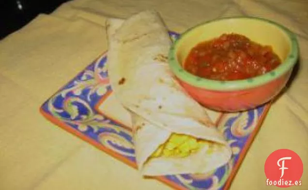 Burrito de Huevo y Queso de Patata