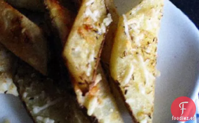 Rodajas de Patata de Tomillo a la Parmesana