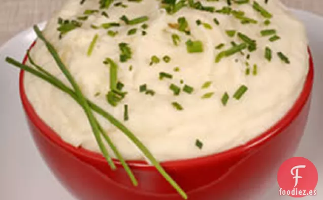 Puré de Papas con Ajo Asado y Cebollino