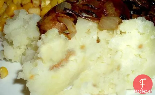 Puré de Papas con Ajo Asado Más Saludable