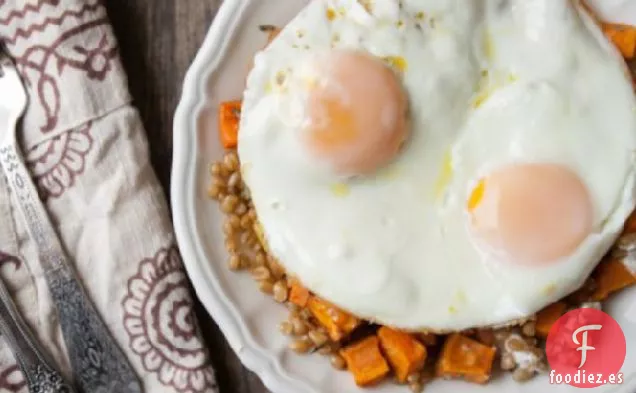 Batatas, Bayas de Trigo y Huevos
