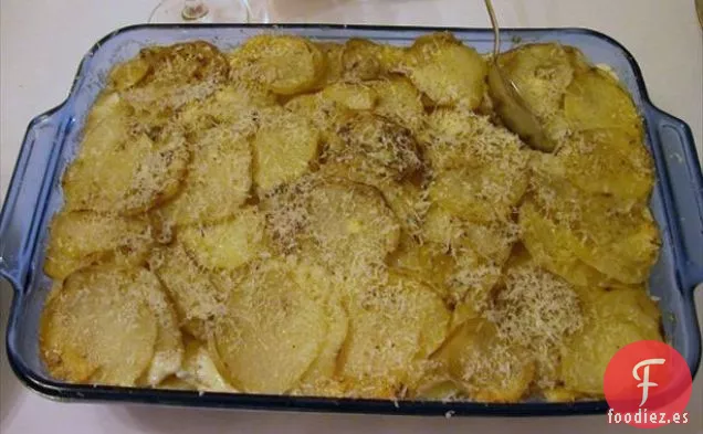 Gratinado de Patata con Queso Azul