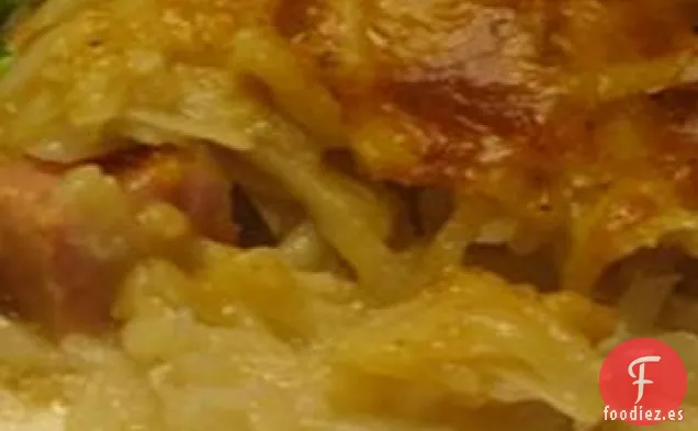 Jamón y Patatas con Queso