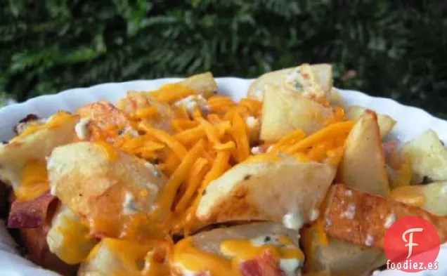 Patatas Crujientes con Queso Azul