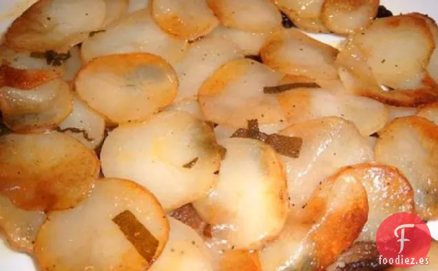 Galette De Patatas Con Setas Silvestres
