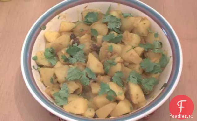 Patatas al Azafrán