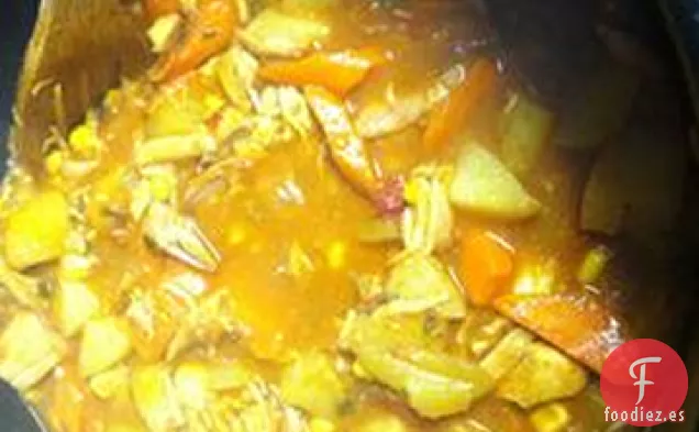 Pollo al Curry Bengalí con Patatas
