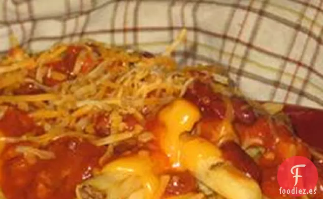 Papas Fritas con Queso y Chile