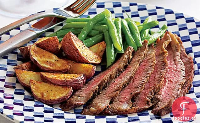 Bistec a la Parrilla con Patatas Asadas