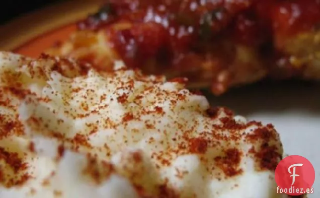 Puré de Patatas con Queso Crema Bajo en Grasa