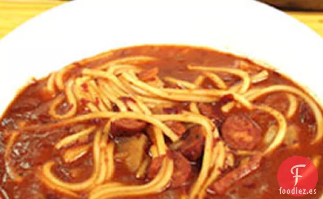 Sopa Picante de Frijoles Rojos