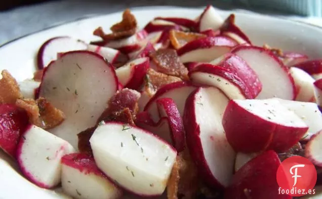 Radi-salat Mit Speck-Ensalada De Rábano Alemán Con Tocino