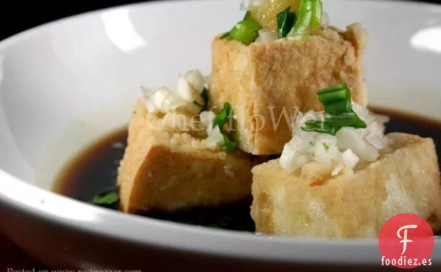 Rábano, Cebolla Verde y Queso de Cabra con Hierbas
