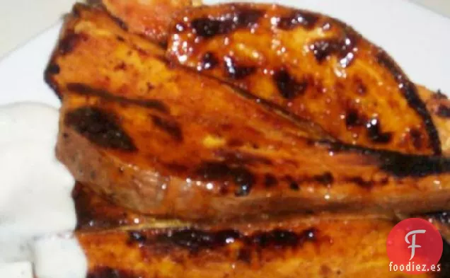 Rodajas de Batata al Horno y Chile