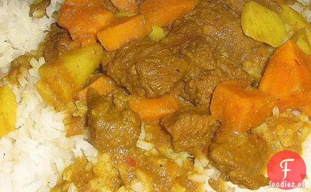Curry de Ternera para Olla de Barro
