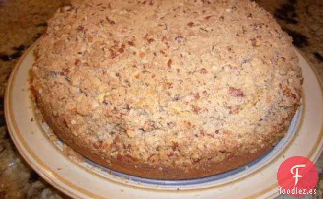 Pastel de Café de Pacanas y Batata