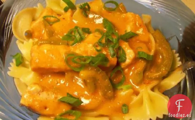 Pasta Cajún de Pollo de Cocción Lenta