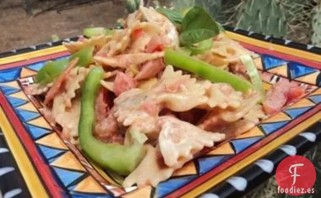 Ensalada De Pasta Italiana Con Mayonesa De Tomate