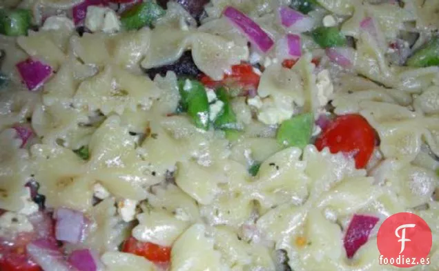 Mi Gran Ensalada de Pasta Griega