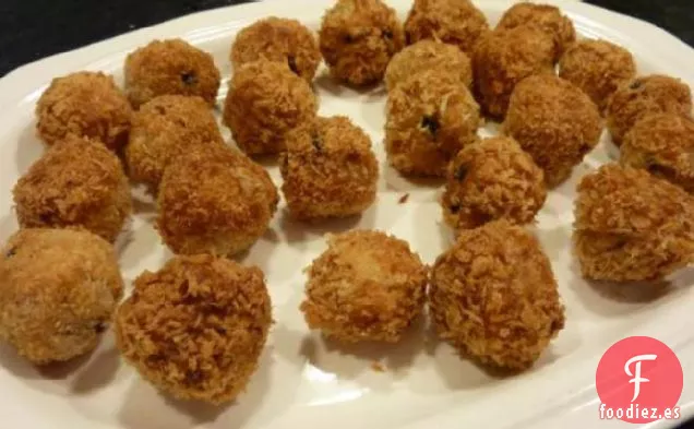 Albóndigas de Pollo con Especias y Castañas de Agua
