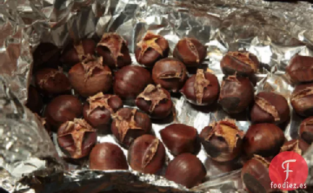 Receta de Castañas Asadas al Horno
