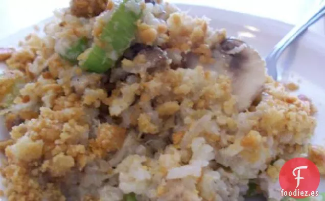 Cazuela de Ensalada de Pollo Al Horno