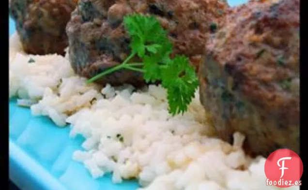 Albóndigas Asiáticas Con Salsa De Sésamo Y Lima