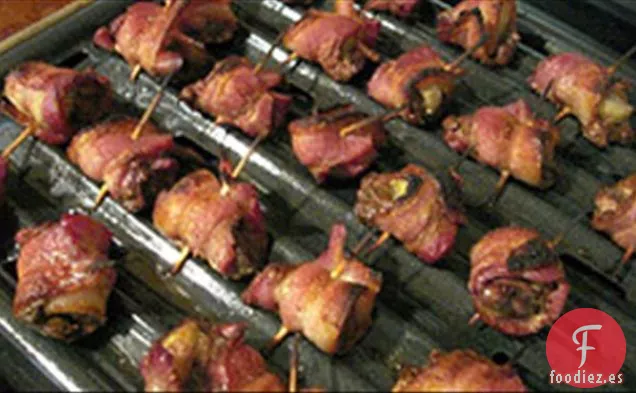 Bultos de Cerdo de Sésamo Con Salsa de Albaricoque