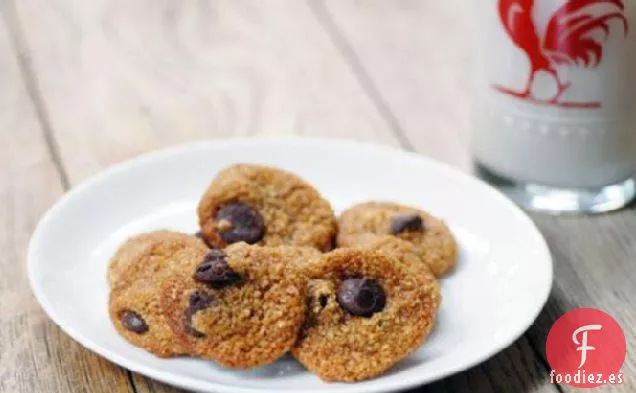Galletas con Chispas De Chocolate Sin Gluten (Con Yacón)