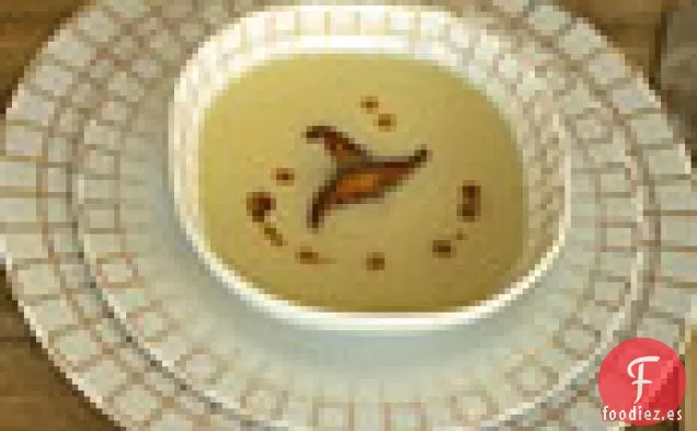 Sopa de Apio con Shiitakes