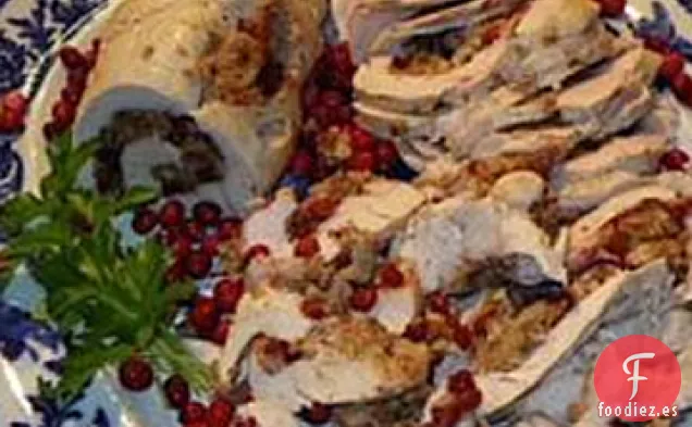 Pechugas de Pavo Rellenas de Arándano