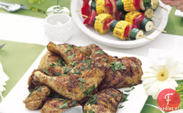 Pollo a la Parrilla Estilo Marroquí