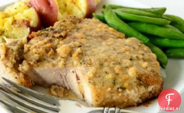 Chuletas de Cerdo Fritas Al Horno