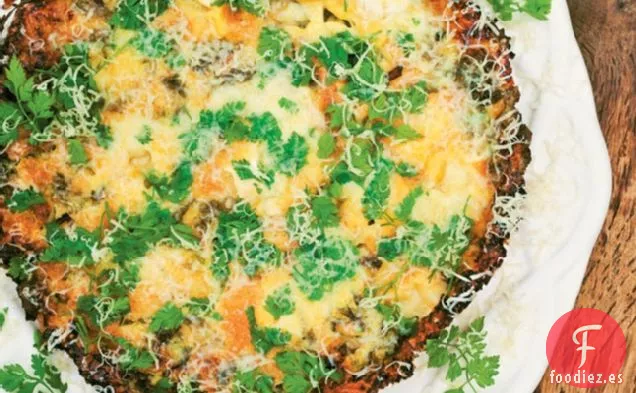 Frittata De Acedera Con Mozzarella Y Parmesano