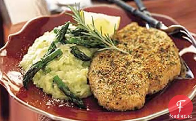 Pechugas De Pollo Al Horno Con Costra De Hierbas