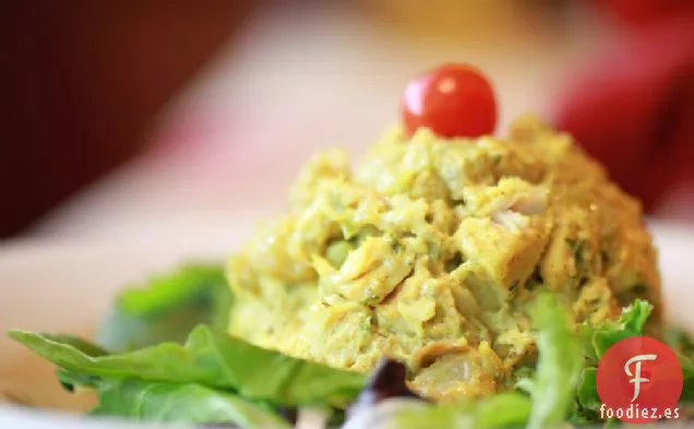 Ensalada De Pollo Al Curry Con Yogur Griego