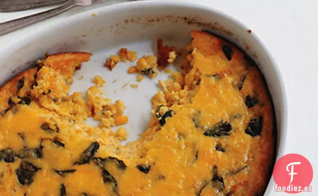 Budín de Maíz con Albahaca