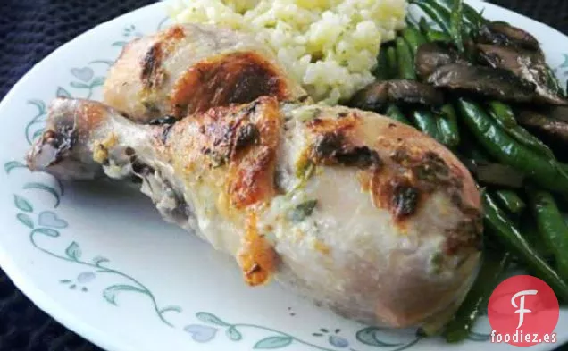 Patas de Pollo Asadas Con Hierbas