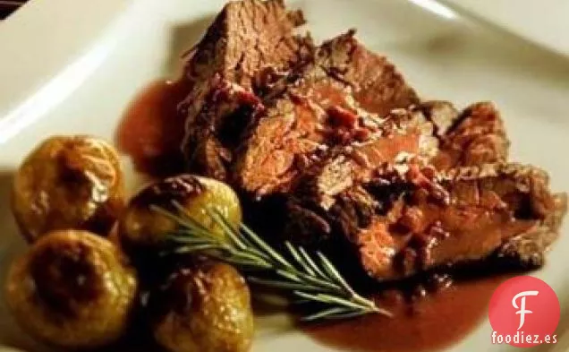 Filete de Falda con Salsa de Vino Tinto