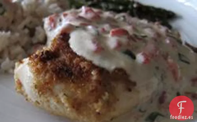 Pollo En Crema De Albahaca