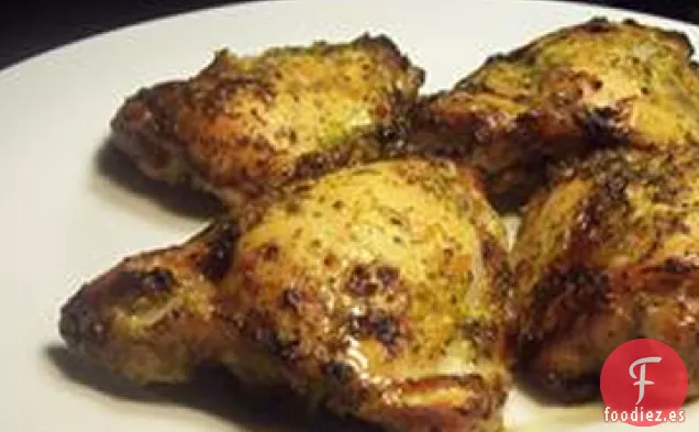 Pollo con Miel, Naranja Y Albahaca