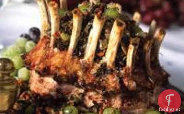 Relleno de Arroz Salvaje Con Uvas y Avellanas