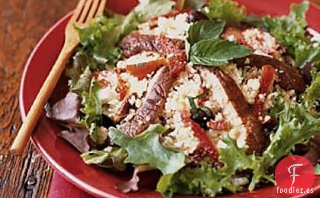 Ensalada de Cuscús con Champiñones Portobello