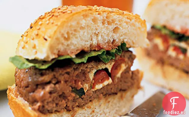 Hamburguesas de Carne Rellenas
